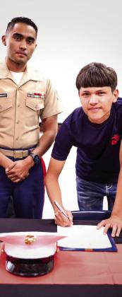 Childress’ Oronia signs with Marines