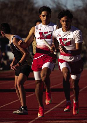 Area athletes converged at Skyrocket stadium Thursday, Feb. 27 to open the 2025 track and field season with the traditional Rocket Relays. The Skyrockets tied for second place with 112 points, and the junior varsity Skyrockets placed third with 83 points. The Lady Rockets had a fourth-place finish. HZW Media