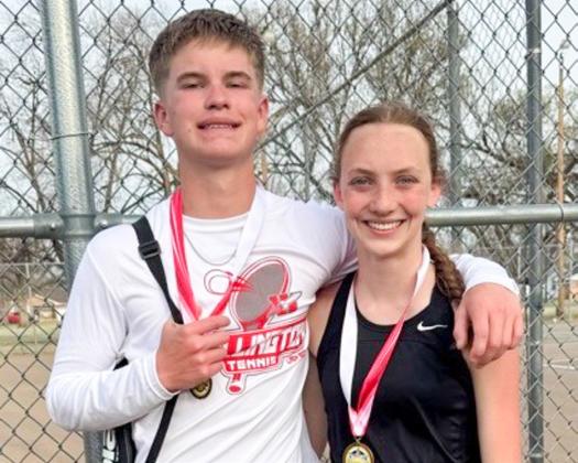 Also, in mixed doubles at the Wellington Tournament, Jax Heflin and Taytum Kane capture the third-place bronze medal Monday, March 9.
