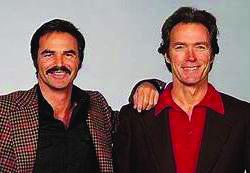 Burt Reynolds and Clint Eastwood