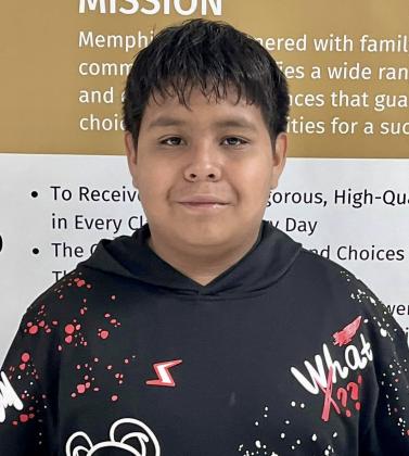 Valentin Rivera, sixth grade