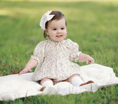 Willa Wren, 1, is the daughter of Koby and Hannah Long, of Sulphur Springs, granddaughter of Barry Long, of Wellington, Bryan Browning, of Bremond, Jan and Tim Shaw, of Bryan, and Shelly and Matthew Hanna, of San Antonio, and great-granddaughter of Benson and Betty Long, of Wellington, Katie Browning, of Franklin, and Azenith Blades, of Sulphur Springs.