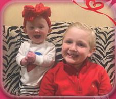 Kaydence Faith, 20 months, and Landry Stone, 5, are the children of Justin and Natasha Mixon, of Wellington, grandchildren of Tammy Sawyer, of Lubbock, and Al and Carol Mixon, of Dodson, and great-grandchildren of Margie Smith, of Lubbock.