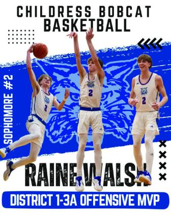 Raine Walsh, Sophomore, District 1-3A Offensive Most Valuable Player