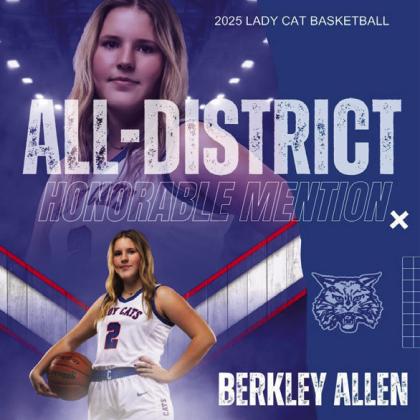 Berkley Allen, Junior, All-District Honorable Mention