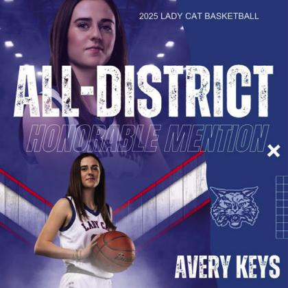 Avery Keys, Sophomore, All-District Honorable Mention