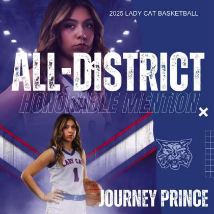 Journey Prince, Junior, All-District Honorable Mention
