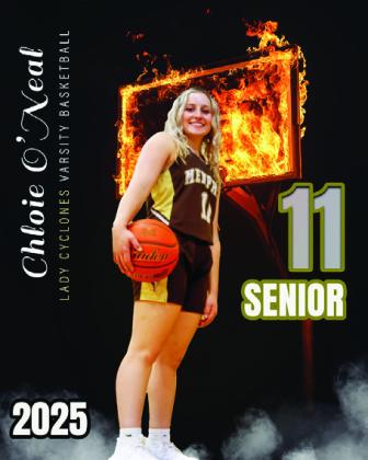 Chloie O’Neal, Senior, All-District Honorable Mention, Academic All-District