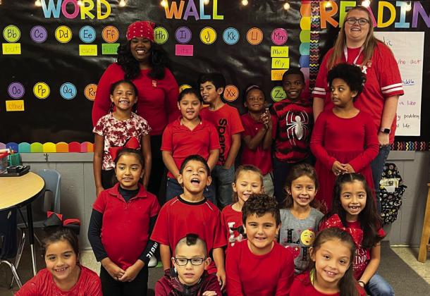 Memphis Independent School District (ISD) campuses, including Travis Elementary School, Austin Elementary School, Memphis Middle School and Memphis High School, recently celebrated Red Ribbon Week, the largest drug-abuse prevention campaign in the United States, dressing up to catchy sayings, including “I have the power to be drug free,” “Follow your dreams – don’t do drugs,” and “say ‘boo’ to drugs.” Photos Courtesy of Memphis ISD