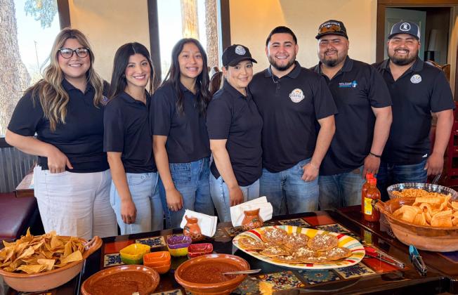 The Rodriguez family, including Isabella, Yvonne, Leslie, owner Rebecca, Ramon, Isaiah and Isaac, are excited to share their husband and dad Ramon’s dream of opening Pueblo Viejo Mexican Restaurant in Wellington.