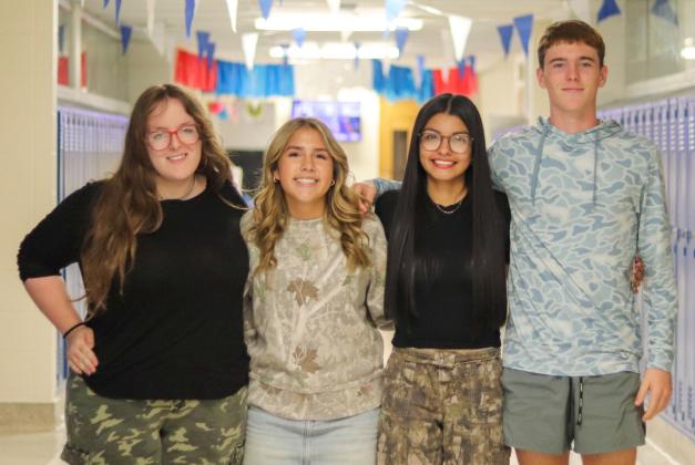 Bobcats ‘hunt the Buckaroos’ during Camo Day