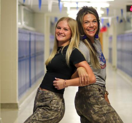 Bobcats ‘hunt the Buckaroos’ during Camo Day
