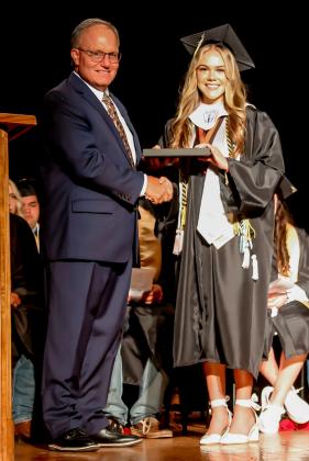 The Memphis High School Class of 2024 walks the stage Friday, May 31 at the Memphis High School auditorium. KKR Photography/Karen Rothwell