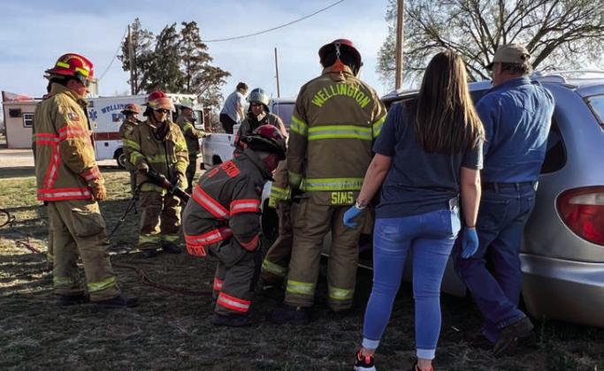 Wellington EMS provides mock drill for student preparation