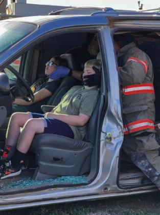 Wellington EMS provides mock drill for student preparation