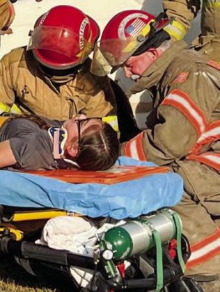 Wellington EMS provides mock drill for student preparation