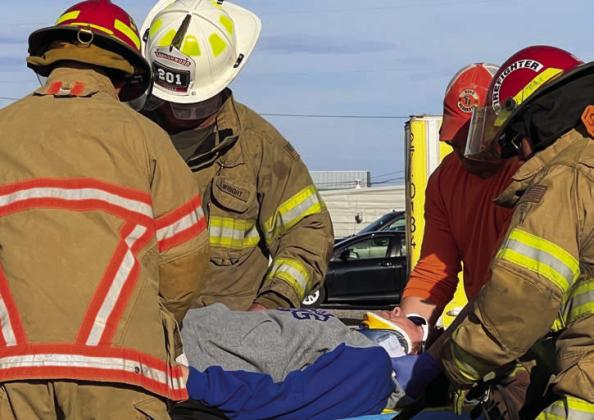 Wellington EMS provides mock drill for student preparation