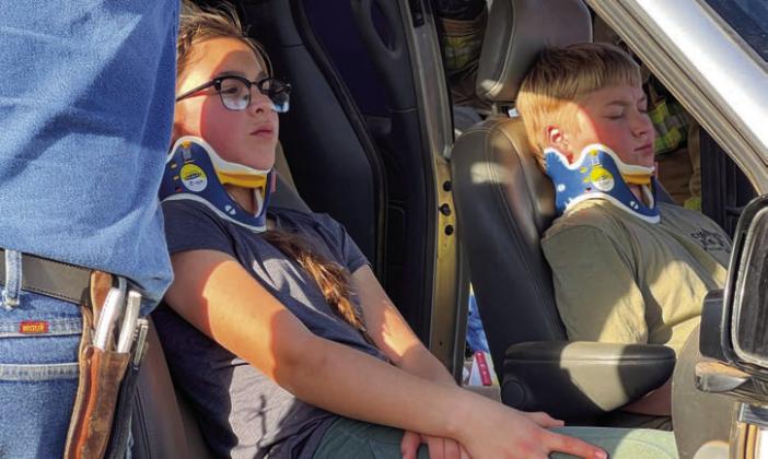 Wellington EMS provides mock drill for student preparation