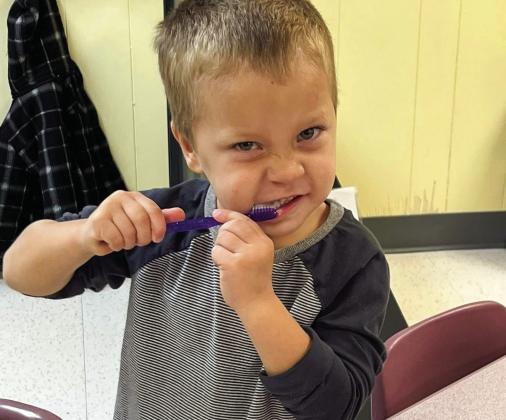 Little Cyclones ‘brush up’ on dental hygiene