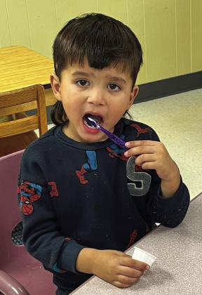 Little Cyclones ‘brush up’ on dental hygiene