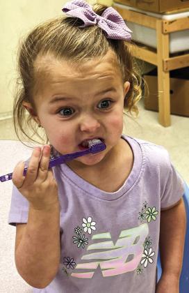Little Cyclones ‘brush up’ on dental hygiene