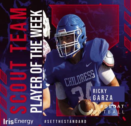 Bobcat freshman Ricky Garza is the Iris Energy Scout Team Player of the Week for Week 5.