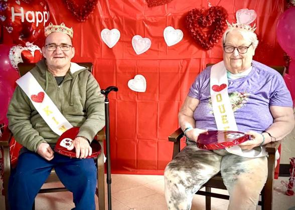 Local nursing homes crown Valentine’s Day royalty