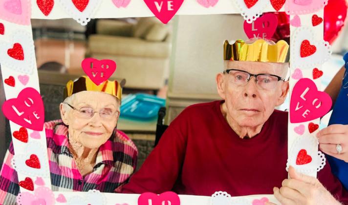 Local nursing homes crown Valentine’s Day royalty