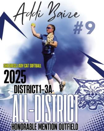 Addi Baize, Junior, Honorable Mention, Outfielder