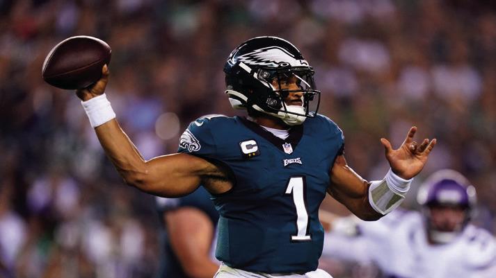 Philadelphia Eagles quarterback Jalen Hurts, of Channelview. Courtesy Photos