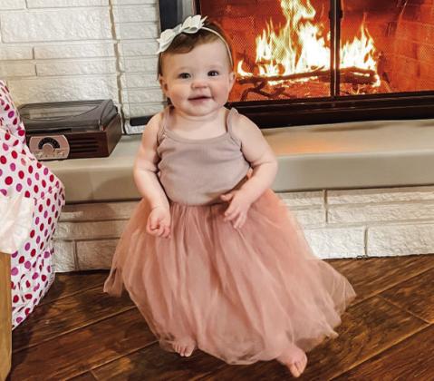 Navey Lynn Bohannon, 1, is the daughter of Alabama and Tori Bohannon, of Childress, and the granddaughter of Lloyd and Dianna Bohannon, of Wellington, and Greg and Terri Looney, of Canyon.