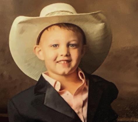 Sterling Wayne Johnson, 5 on Valentine’s Day, is the son of Ricky Johnson and Briar Johnson, both of Amarillo, grandson of John and Debbie Stich, of Amarillo, and Richard and Jackie Johnson, of Wellington, and great-grandson of Patricia Stich, of Amarillo, and Ruby Barnes, of Houston.