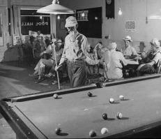 A Texas pool hall in the 1950s. Courtesy Photos