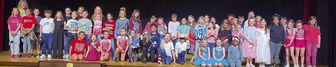 “Sparklers Got Talent 3.0” went off without a hitch on Friday, March 10, prior to spring break. “We are so proud of all of our sparklers who were brave enough to get in front of their peers and perform,” said Wellington Elementary School Principal Deidre Kane. “A special thank you to [Ashly Cantu and Ashley Long] for continuing to put this on, so our talented Sparklers can shine. Thank you also to Lana Tillman for the special lights this year.”