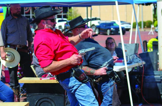The Memphis Chamber of Commerce welcomes the Texas Panhandle Pistoleros Fast Draw Club at the Hall County Picnic for a second year.