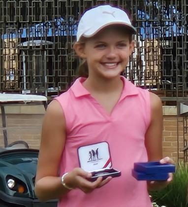 Wellington Junior High School sixth-grader Berkeley Ward plays the Shady Oaks Country Club course on Monday, July 14 in the Sub-Regional Drive, Chip and Putt qualifier in Fort Worth, earning second place overall in the 10-11 girls’ division and punching her ticket to the regional qualifier event on Sunday, Oct. 5 at Field Ranch at PGA Frisco.