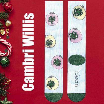 Childress’ Cambri Willis wins Texas 4-H Youth Development Foundation Christmas Sock Design Contest
