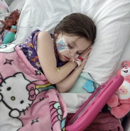 Medical funds, benefitting Miriam Rodriguez, the fouryear- old daughter of David and Sarah Rodriguez, have been set up at First United Bank and People’s Federal Credit Union. Courtesy Photo