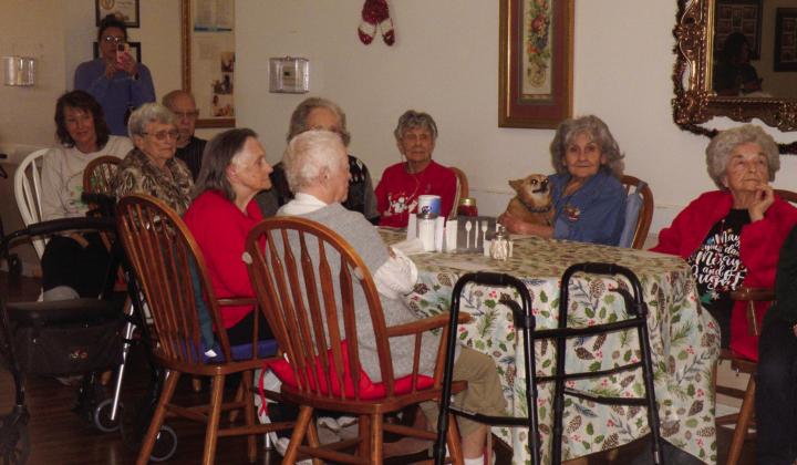 A Yule celebration at Cottage Village