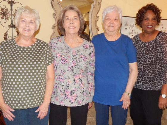 The House of Beauty’s Sandra Motsenbocker, Jackie Pratt, Alta Porter and Dorothy Massey prepare to close in November after 49 years of patronage. The Red River Sun/Bev Odom