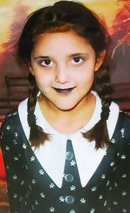 Wednesday Adams, also known as Olivia, takes the female child category grand prize of $50.