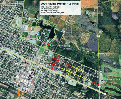 City of Childress paves over 10 new streets in 2024 Paving Project