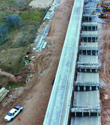 TxDOT continues work on Buck Creek bridge replacement