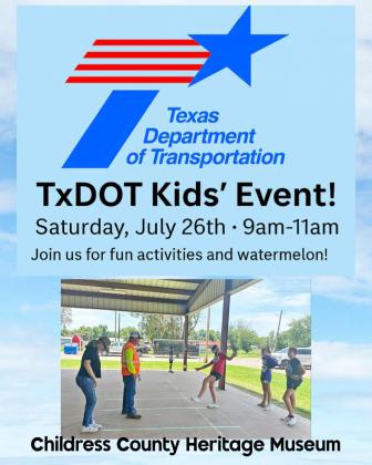 Childress County Heritage Museum, TxDOT  partner for Saturdays at the Museum event