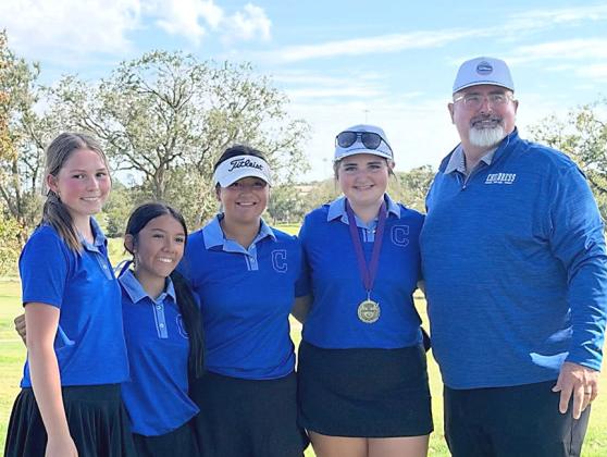 Childress Lady Cat Golf placed 6th as a team, and Harper placed 5th individually. The girls played in Canyon on Tuesday against kids from 5A and 6A schools with support from Coach Boyd. CHILDRESS ELEMENTARY