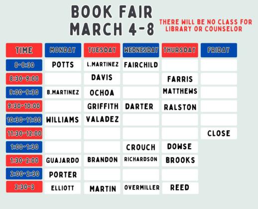 Childress Elementary to celebrate Read Across AmericaWeek