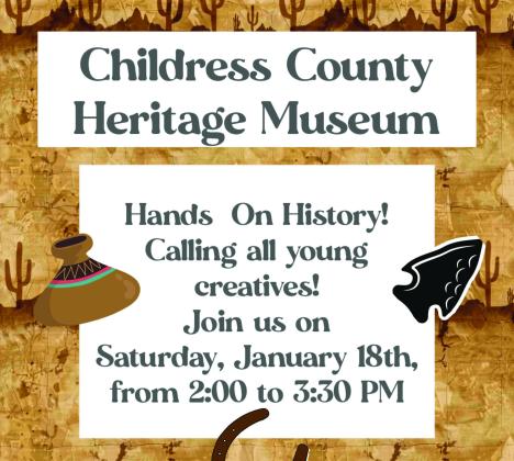 Childress County Heritage Museum to host Hands-On History