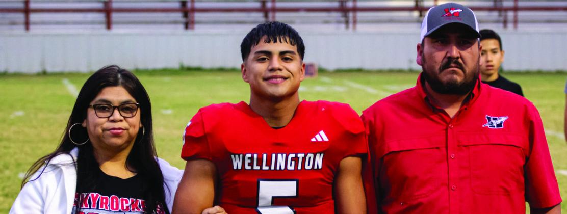 Miguel Rincon is the son of Nora Rincon and Hilberto. He has played varsity football for the Rockets for three years.