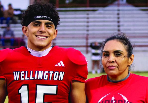 Anthony Ortiz is the son of Araceli Castaneda. He has played varsity football for the Rockets for three years.