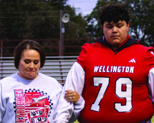 Nick Vela is the son of Wendy and Moy Vela. He has played varsity football for the Rockets for two years.
